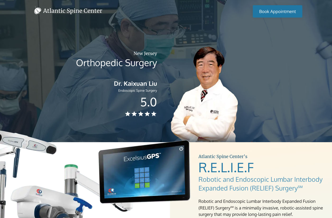 Doctors Landing Page