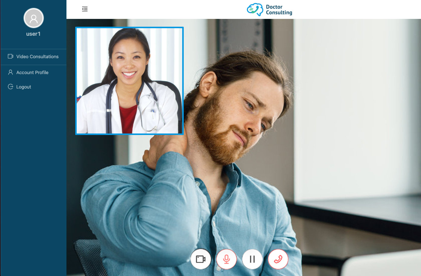 Doctor Consulting Video